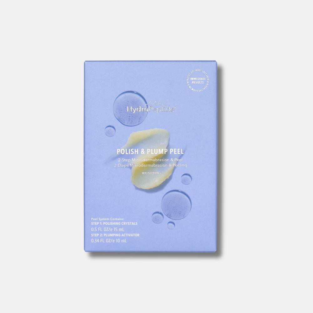 Делікатний 2х-фазний омолоджуючий пілінг HydroPeptide mini size Anti-Wrinkle Polish & Plump Peel 15+10 мл