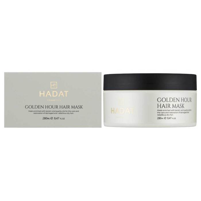 Iнтенсивно відновлююча маска - Hadat Golden Hour Hair Mask, 280 мл, фото 2