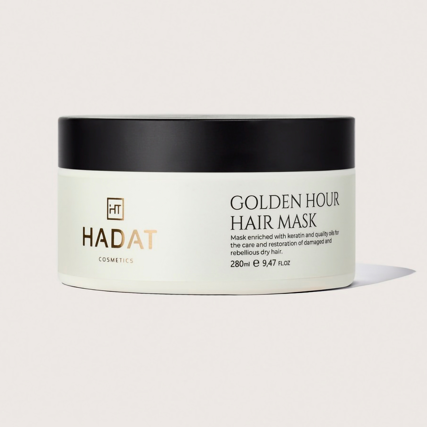 Iнтенсивно відновлююча маска - Hadat Golden Hour Hair Mask, 280 мл, фото 3