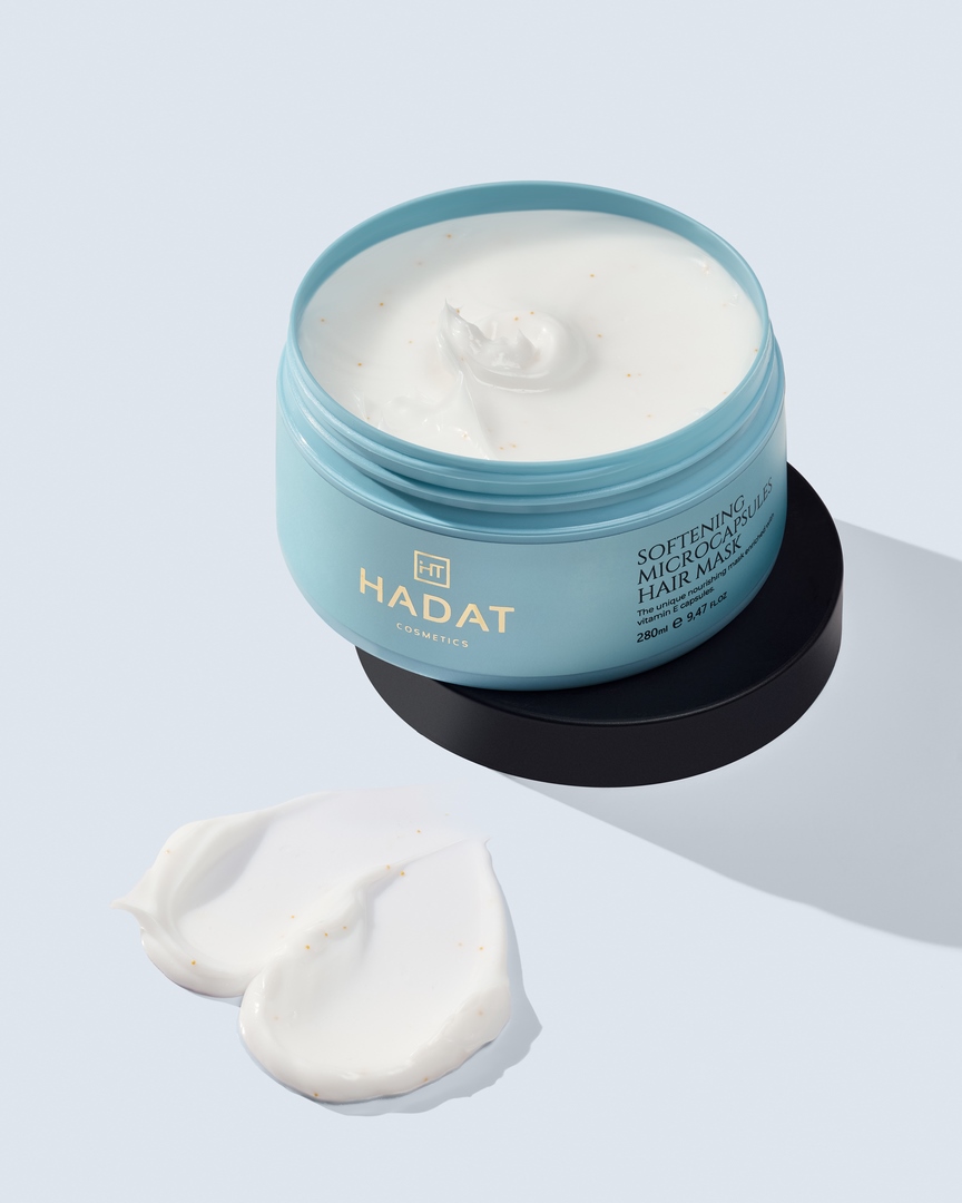 Пом'якшуюча маска для волосся - Hadat Softening Microcapsule Hair Mask, 280 мл, фото 4