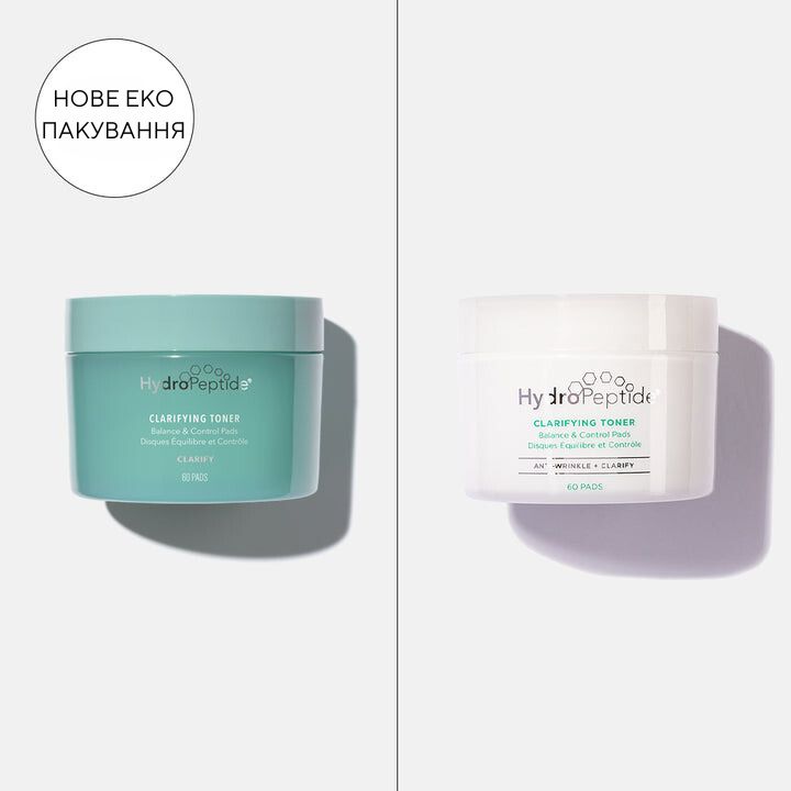 Очищаючі протизапальні спонжі Hydropeptide Clarifying Toner Pads 60 шт., фото 3