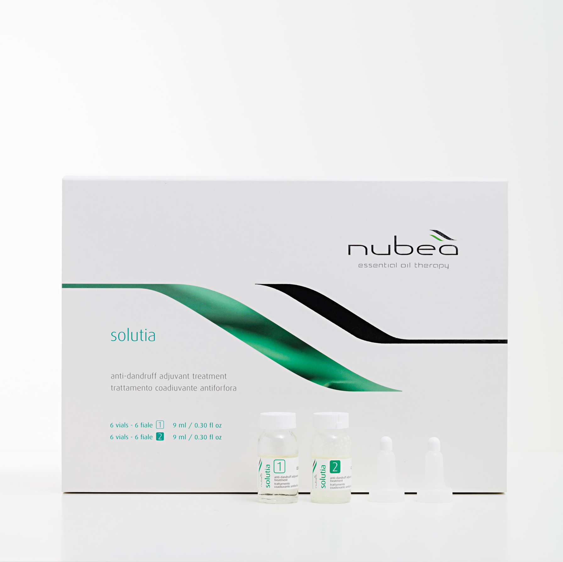Терапія у флаконах проти лупи Nubea Solutia