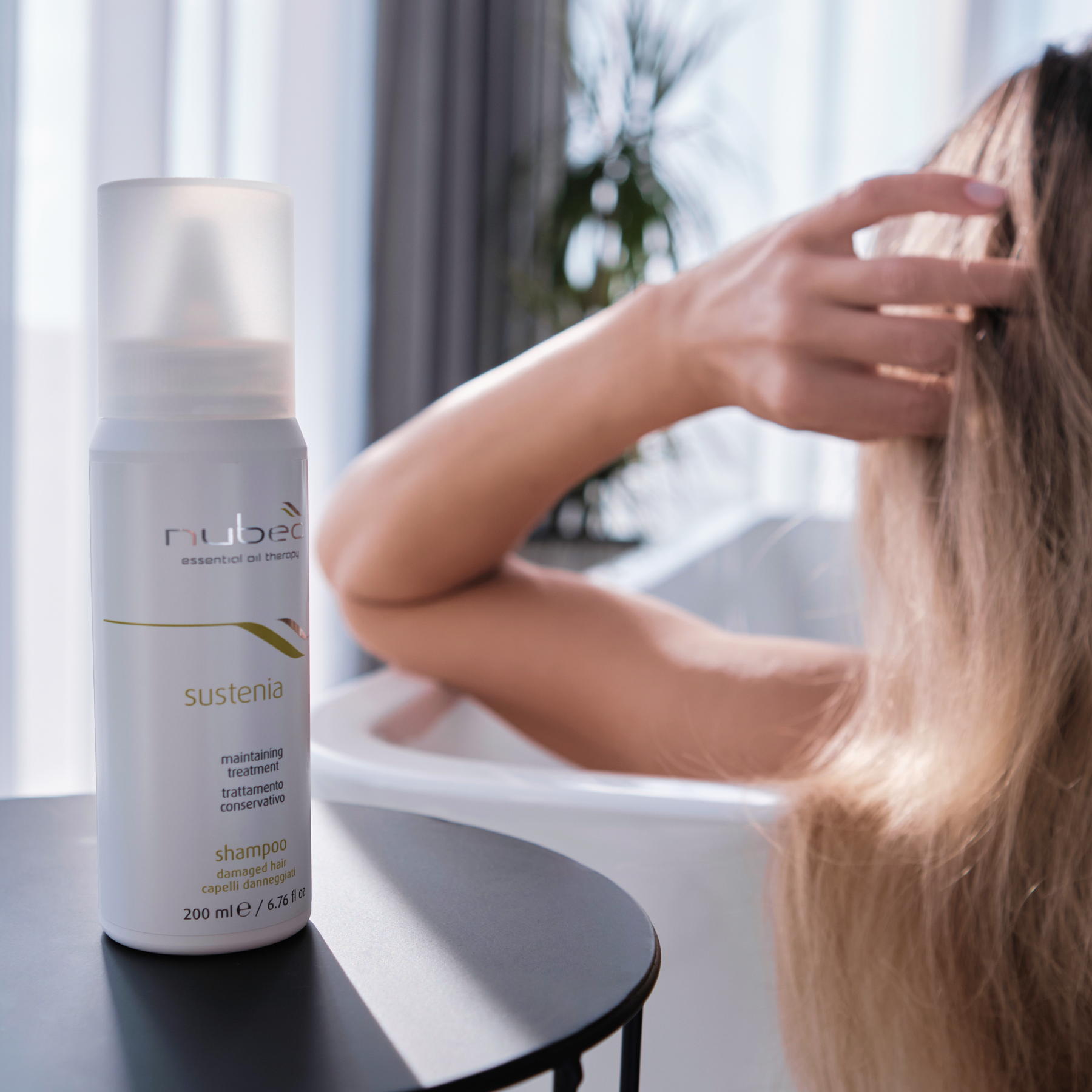 Шампунь для пошкодженого волосся Nubea Sustenia, 200 мл, фото 2