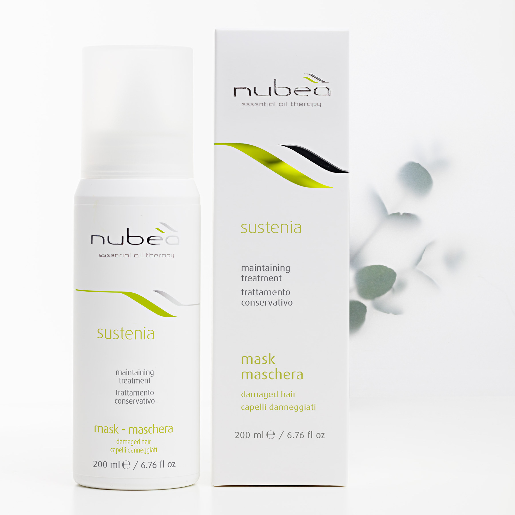 Маска для пошкодженого волосся Nubea Sustenia, 200 мл