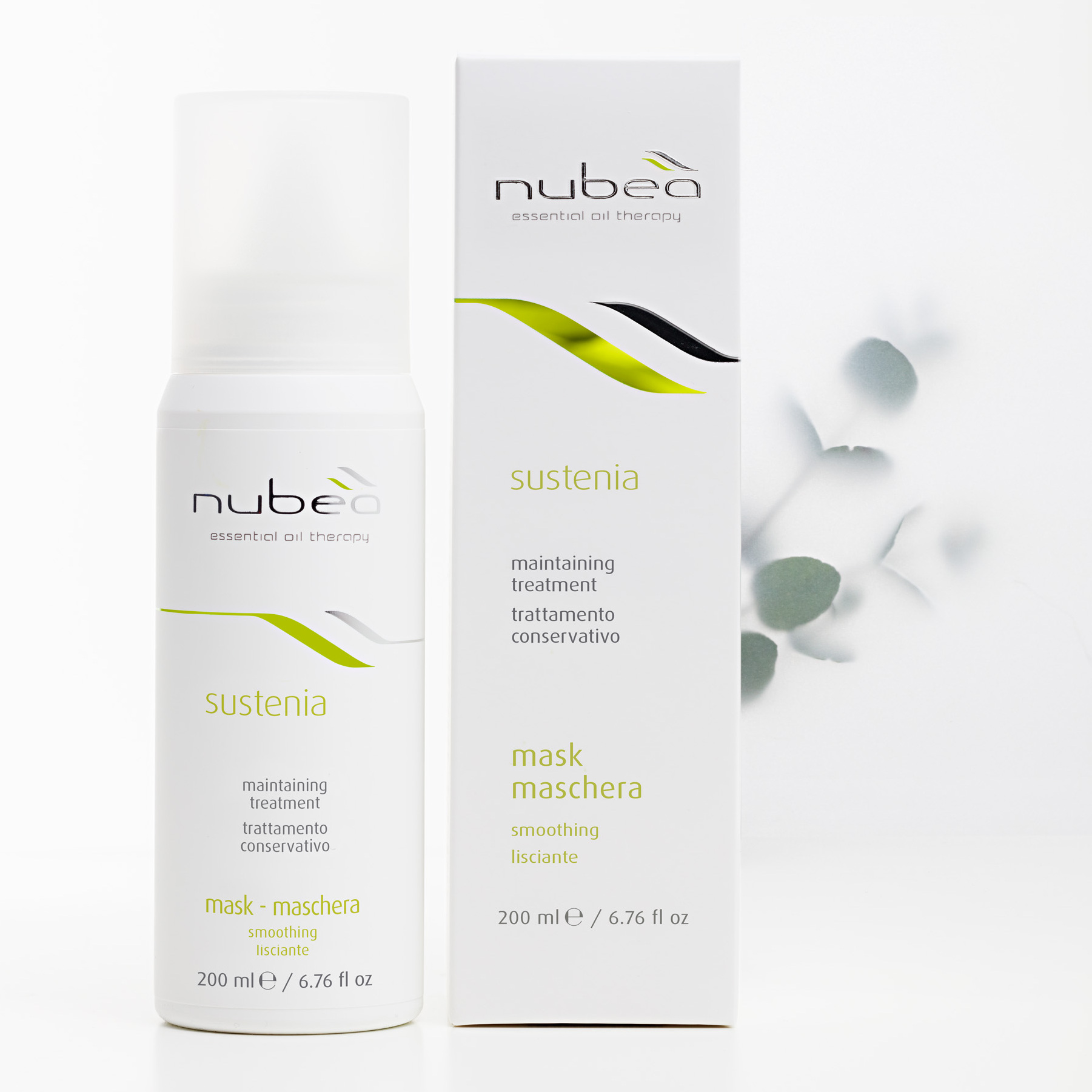 Маска для розгладження волосся Nubea Sustenia, 200 мл