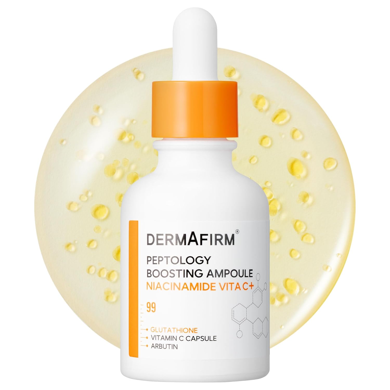 Сироватка-бустер DERMAFIRM Peptology Boosting Niacinamide Vita C+, 30 мл