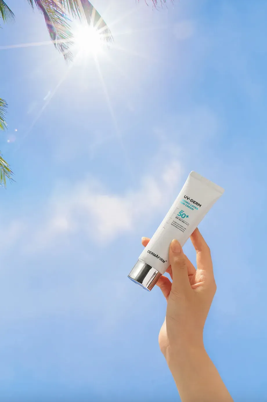 Сонцезахисний крем DERMAFIRM UV-Derm Hydro Layer Sun-cream SPF50+, 50 мл, фото 5