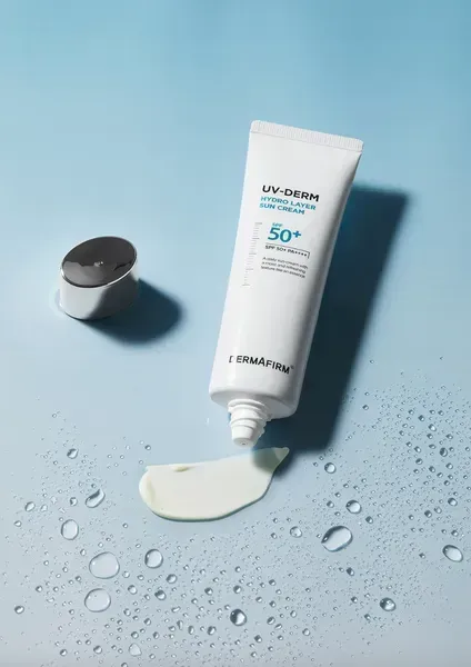 Сонцезахисний крем DERMAFIRM UV-Derm Hydro Layer Sun-cream SPF50+, 50 мл, фото 3