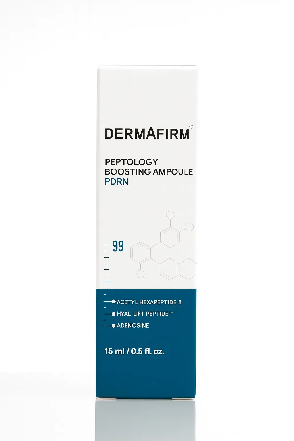Міні сироватка-філер DERMAFIRM Peptology Boosting Ampoule PDRN, 15 мл, фото 2