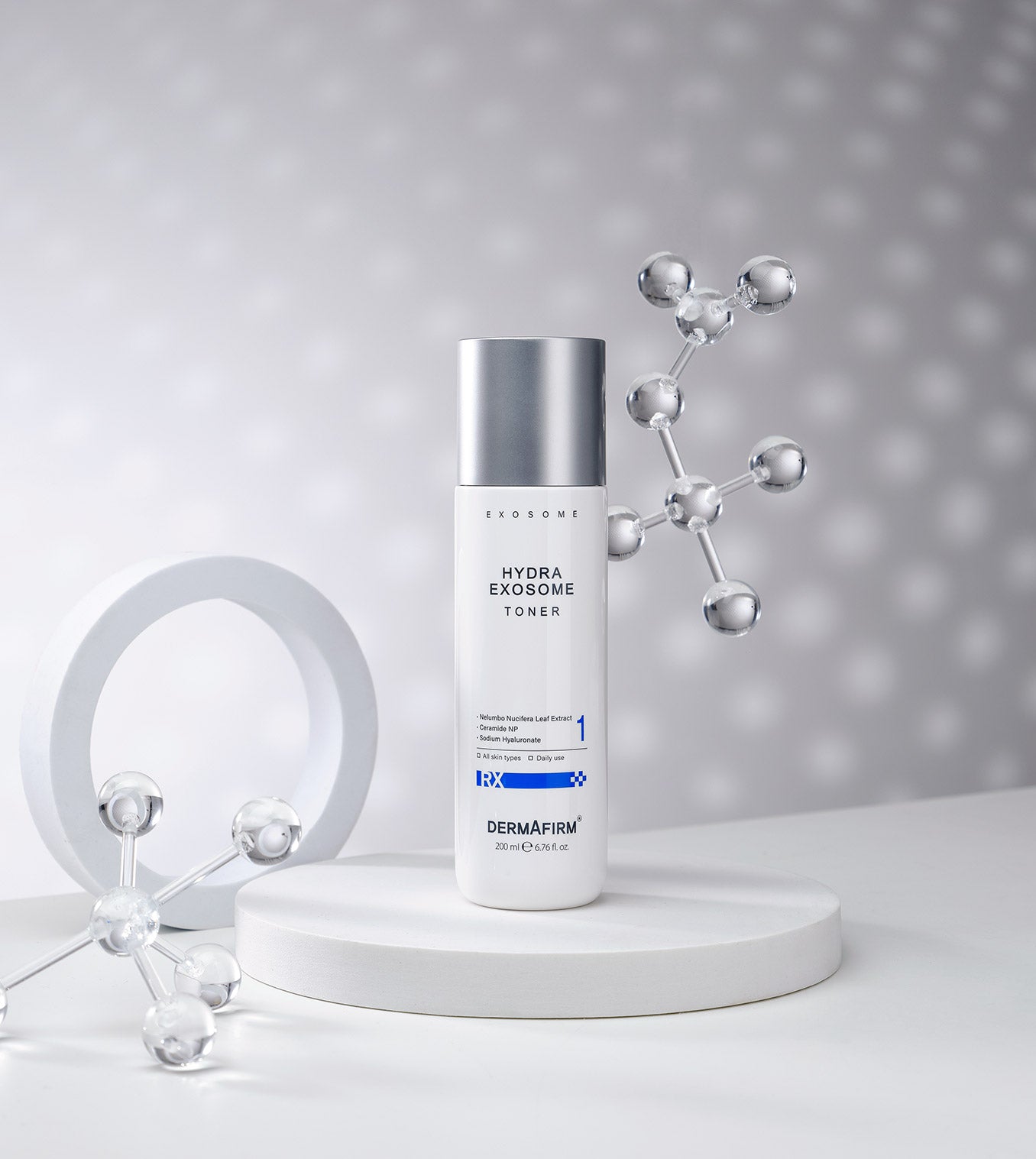 Зволожуючий тонер DERMAFIRM Hydra Exosome Toner, 200 мл, фото 2
