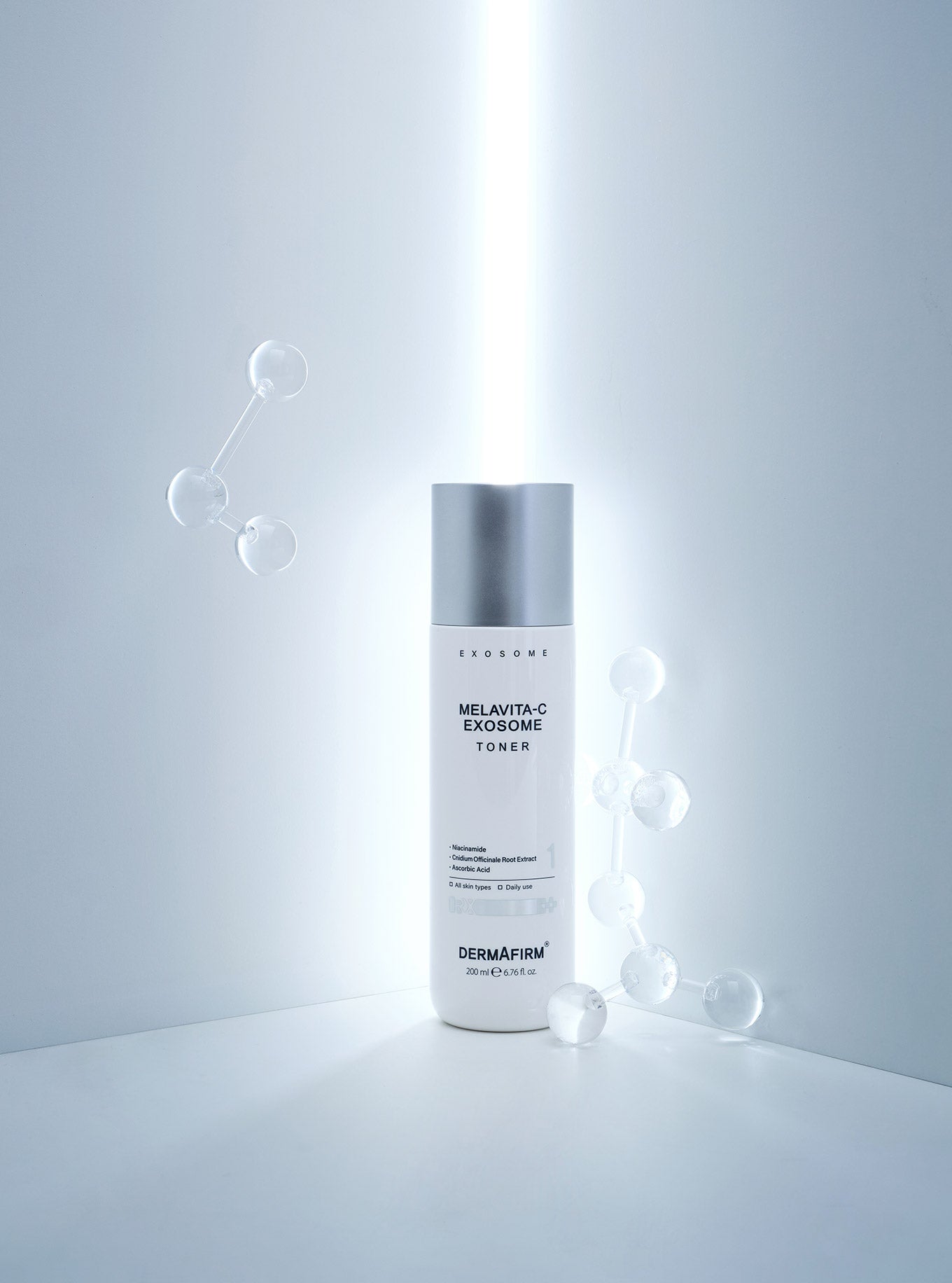 Освітлюючий тонер DERMAFIRM Melavita-C Exosome Toner, 200 мл, фото 2