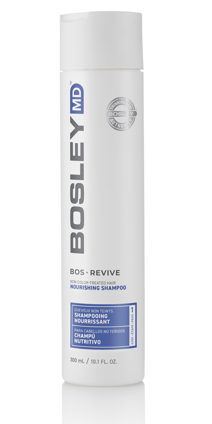 Поживний шампунь BosleyMD BOS Revive для стоншеного нефарбованого волосся, 300 мл