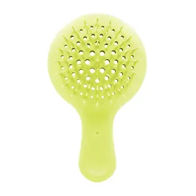 Мініщітка для волосся Janeke Superbrush Mini, яскраво-жовта, фото 2