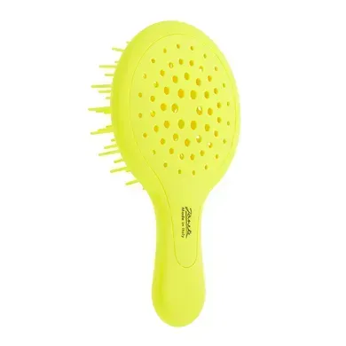 Мініщітка для волосся Janeke Superbrush Mini, яскраво-жовта