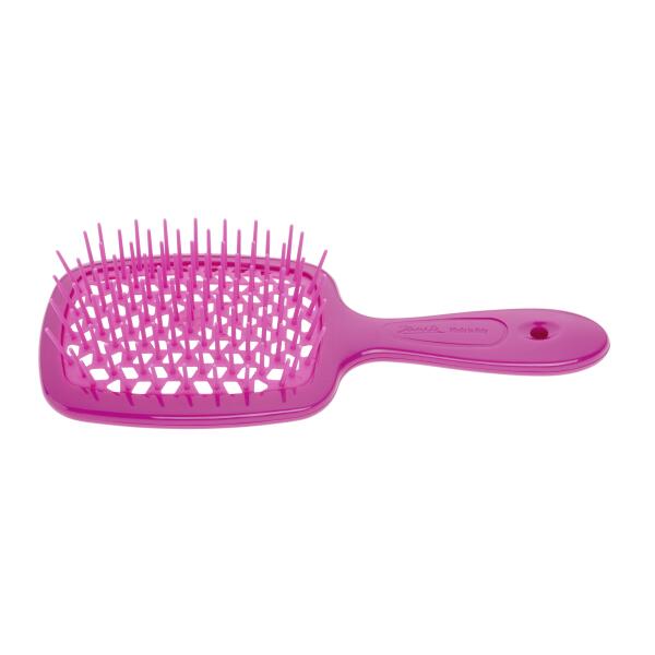 Щітка для волосся Janeke Superbrush Small, неоново-рожева, фото 2