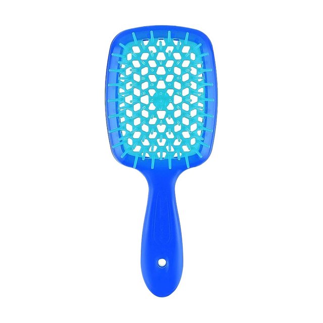 Щітка для волосся Janeke Superbrush Small, синя з блакитним
