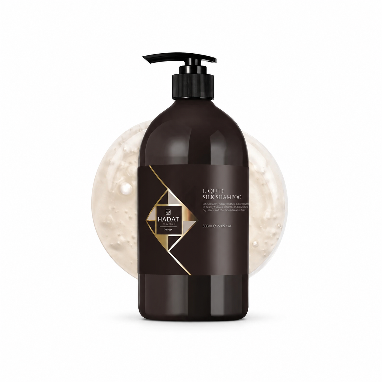 Шампунь для Відновлення Сяйва та Блиску Волосся "Рідкий Шовк" Hadat Liquid Silk Shampoo 800мл
