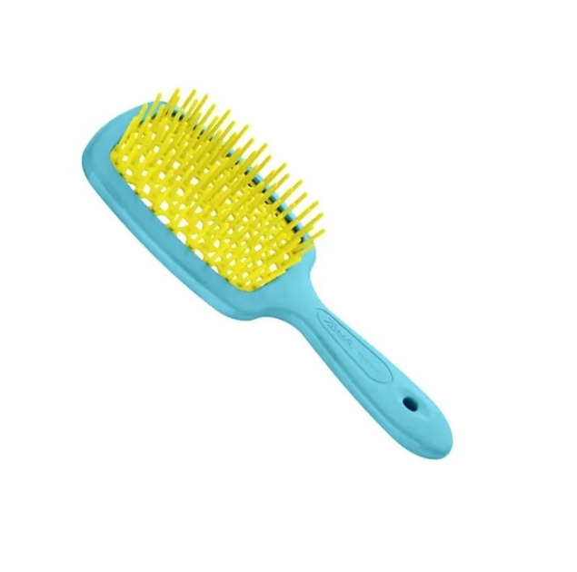 Janeke Superbrush Щітка для волосся Голуба з жовтим