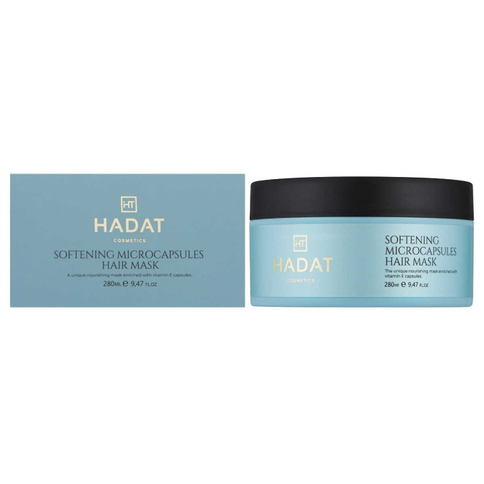Пом'якшуюча маска для волосся - Hadat Softening Microcapsule Hair Mask, 280 мл, фото 6