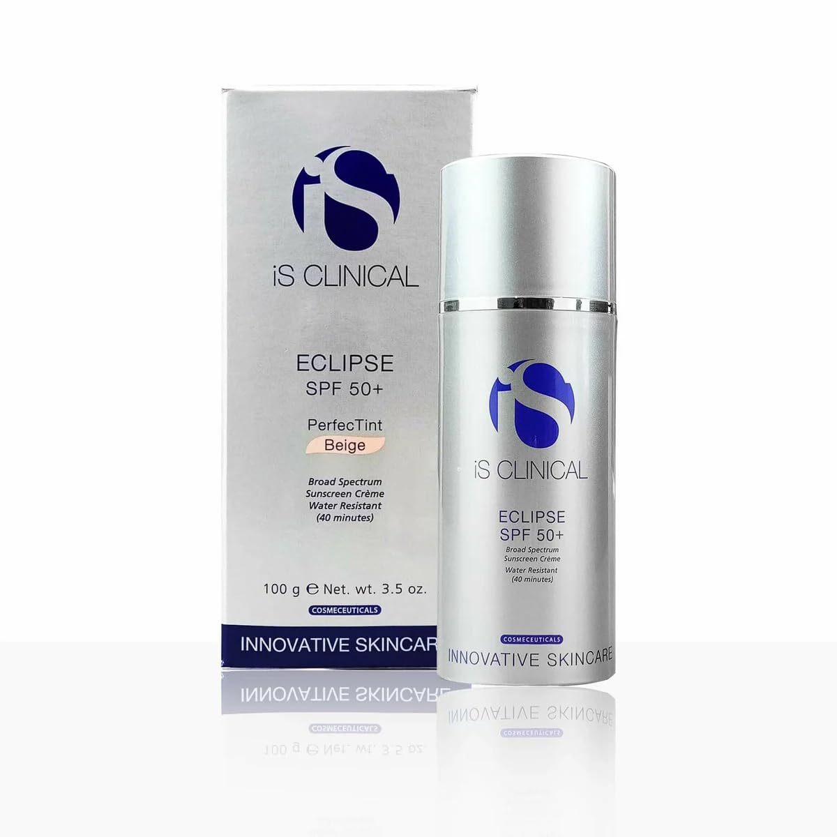 Тонувальний сонцезахисний крем для обличчя IS Clinical ECLIPSE SPF 50 PERFECTINT BEIGE 100г, фото 3